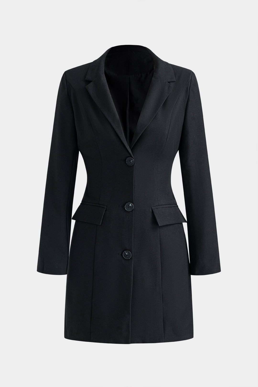 VIRENA – Tailored V-Neck Blazer Mini Dress