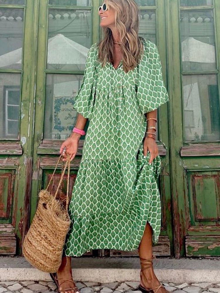 Piedad™ - Bohemian Maxi Dress