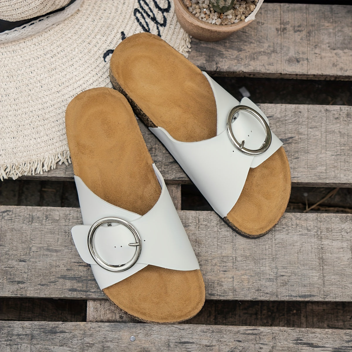 Nadia™ Classic Comfort Slide Sandals