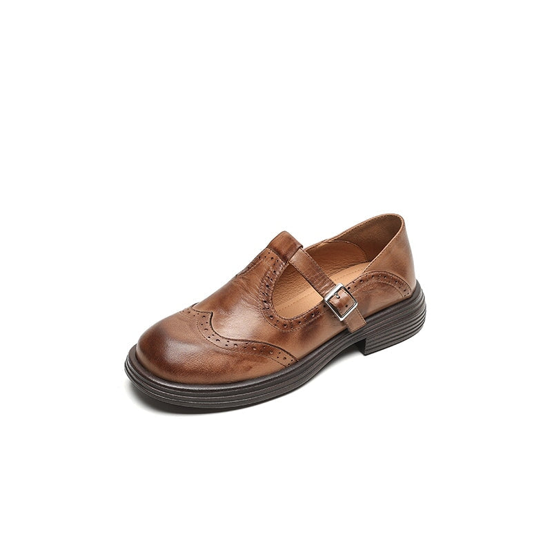 Isla | Elegant Leather Mary Janes