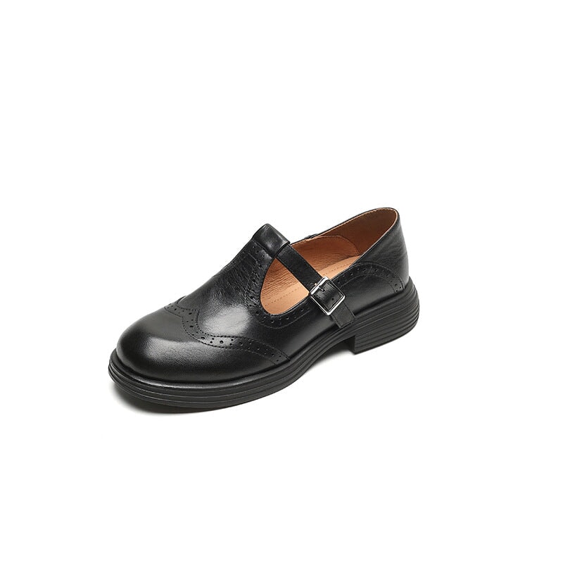 Isla | Elegant Leather Mary Janes