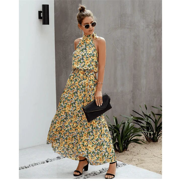 Elena - Colourful Ibizan Dress