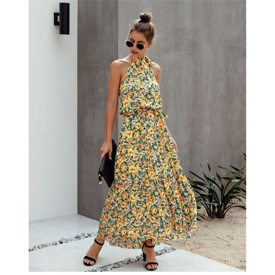 Elena - Colourful Ibizan Dress