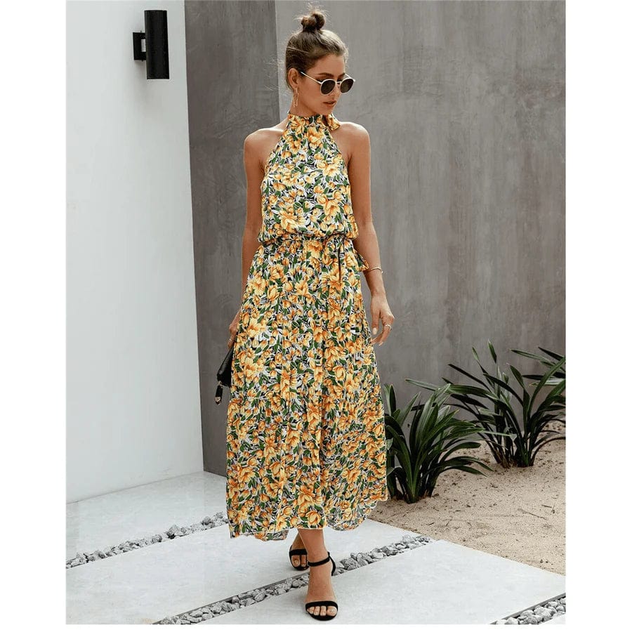 Elena - Colourful Ibizan Dress