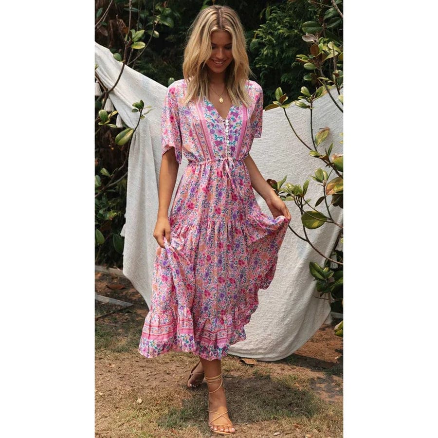 Carolina™ Long Ibiza Country Style Dress