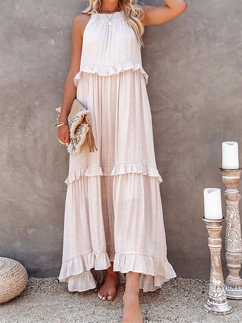 Alba - Loose Summer Maxi Dress