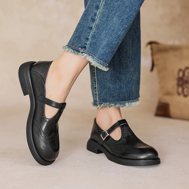 Brooklyn – Classic Leather Mary Jane
