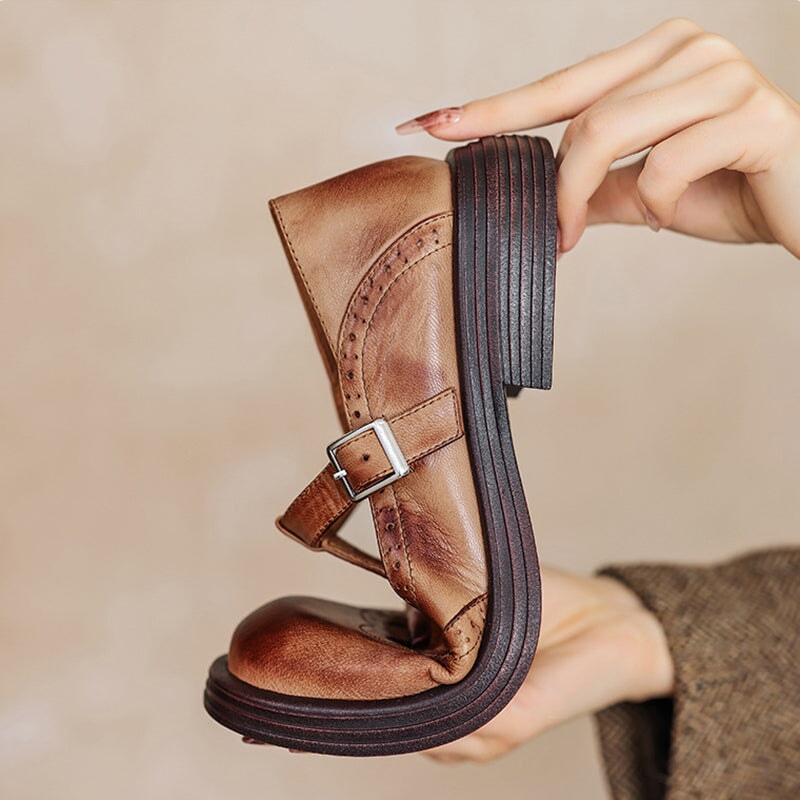 Brooklyn – Classic Leather Mary Jane