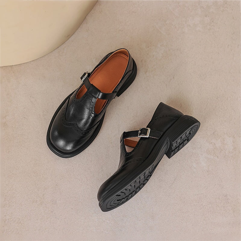 Brooklyn – Classic Leather Mary Jane