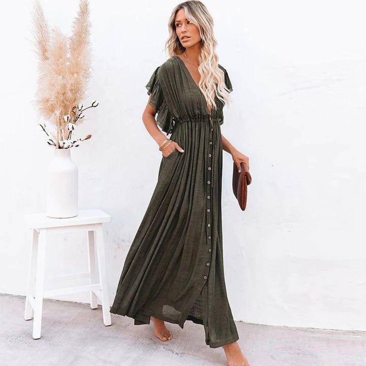 Angels - Maxi Dress Ibiza Dark Green