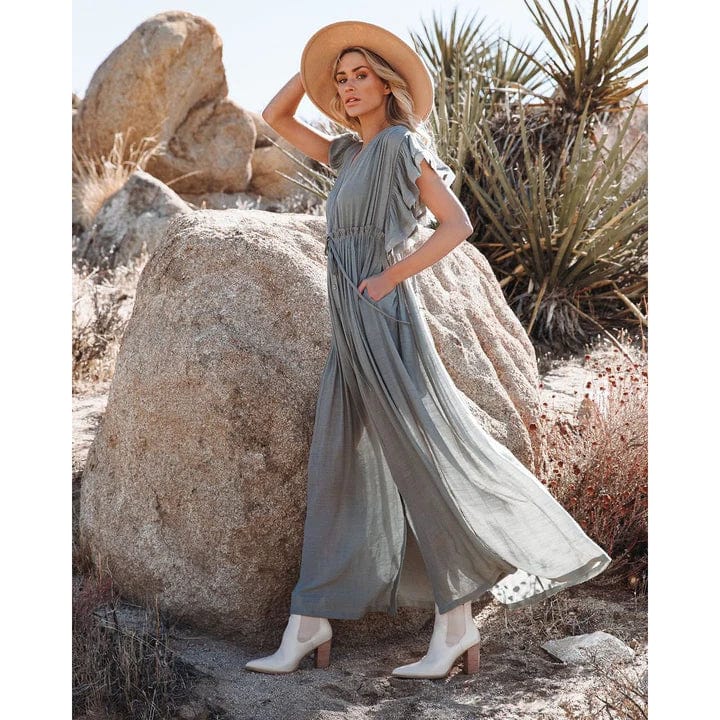 Ibiza Sara™ Maxi Dress Green/Grey