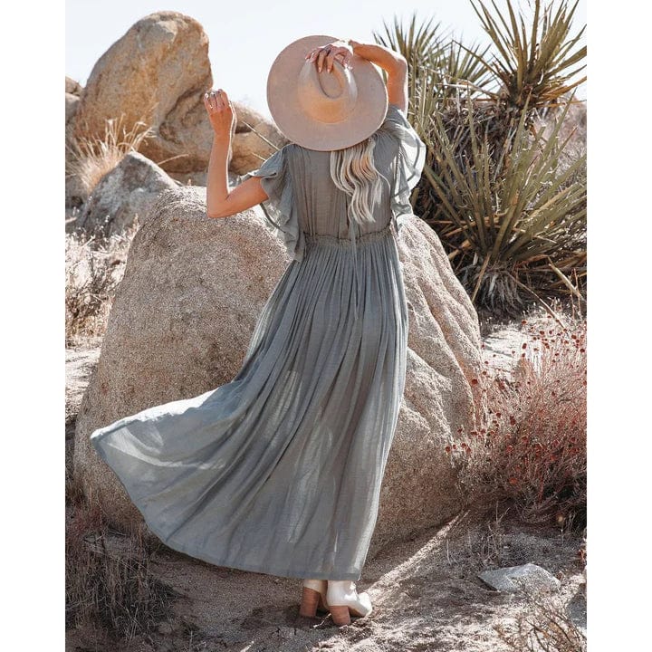 Ibiza Sara™ Maxi Dress Green/Grey