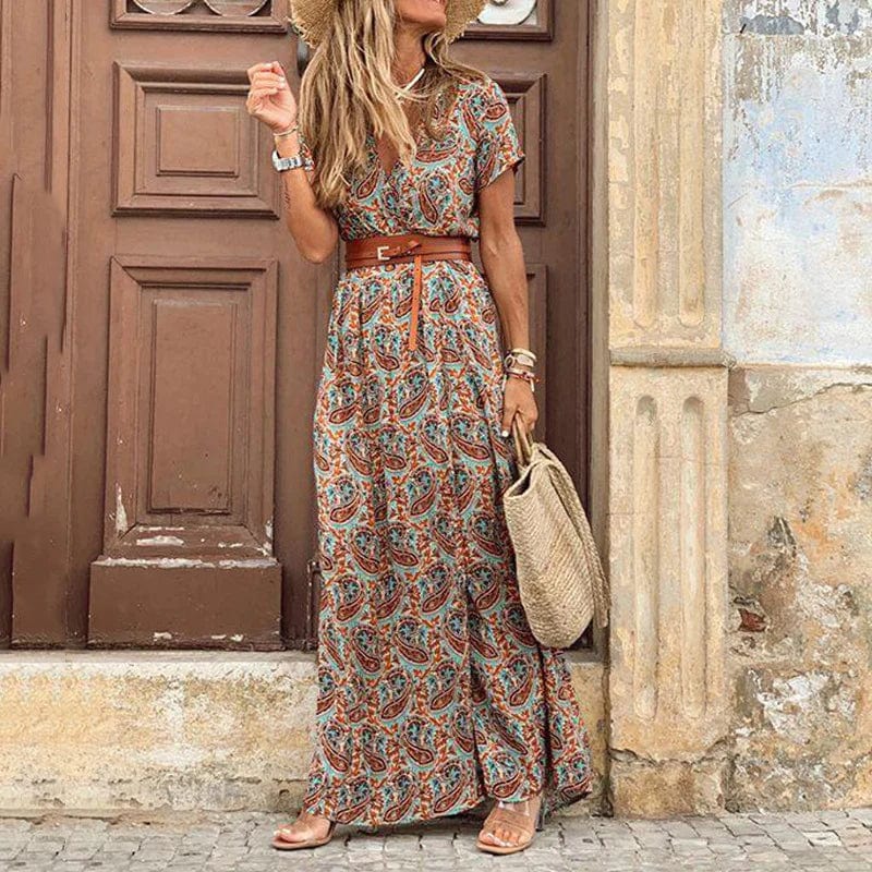 Gloria - Maxi Dress Ibiza - Includes Belt