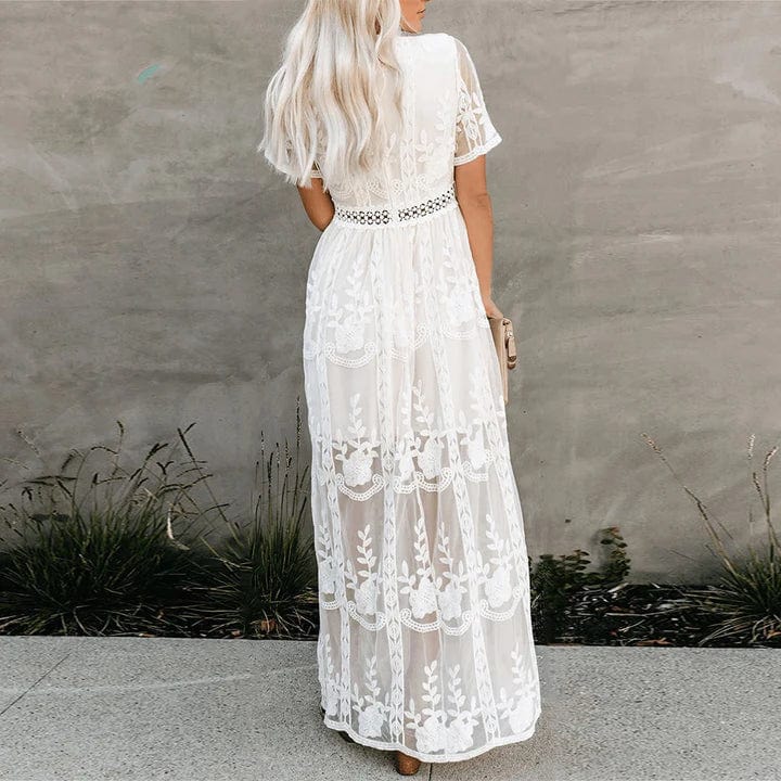 Leonor™ - Maxi Lace Ibiza Dress