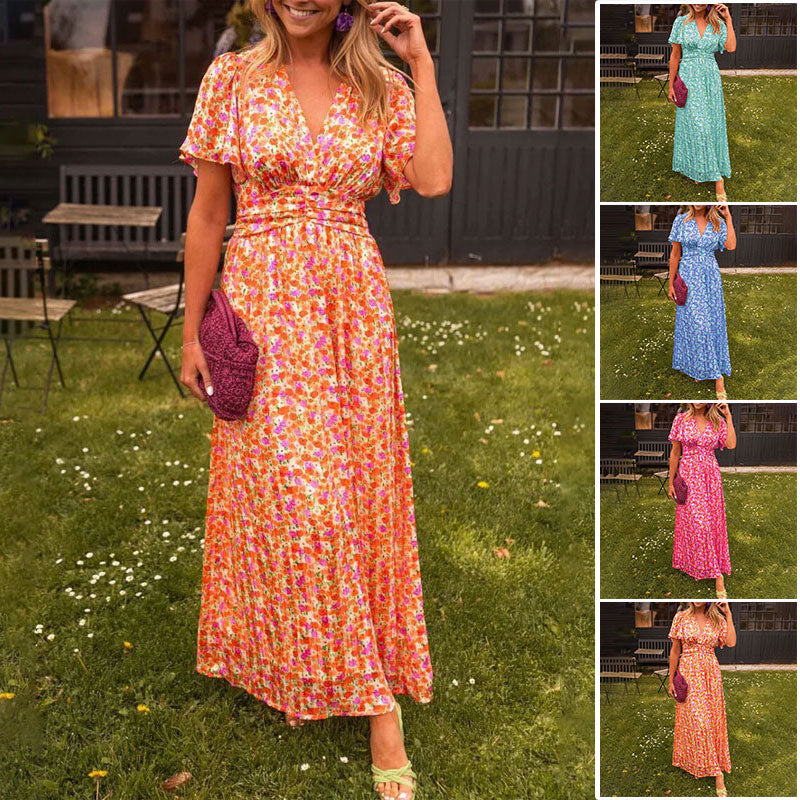 Laura | Classic V-Neck Dress