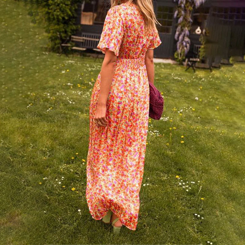 Laura | Classic V-Neck Dress
