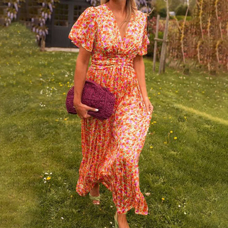 Laura | Classic V-Neck Dress