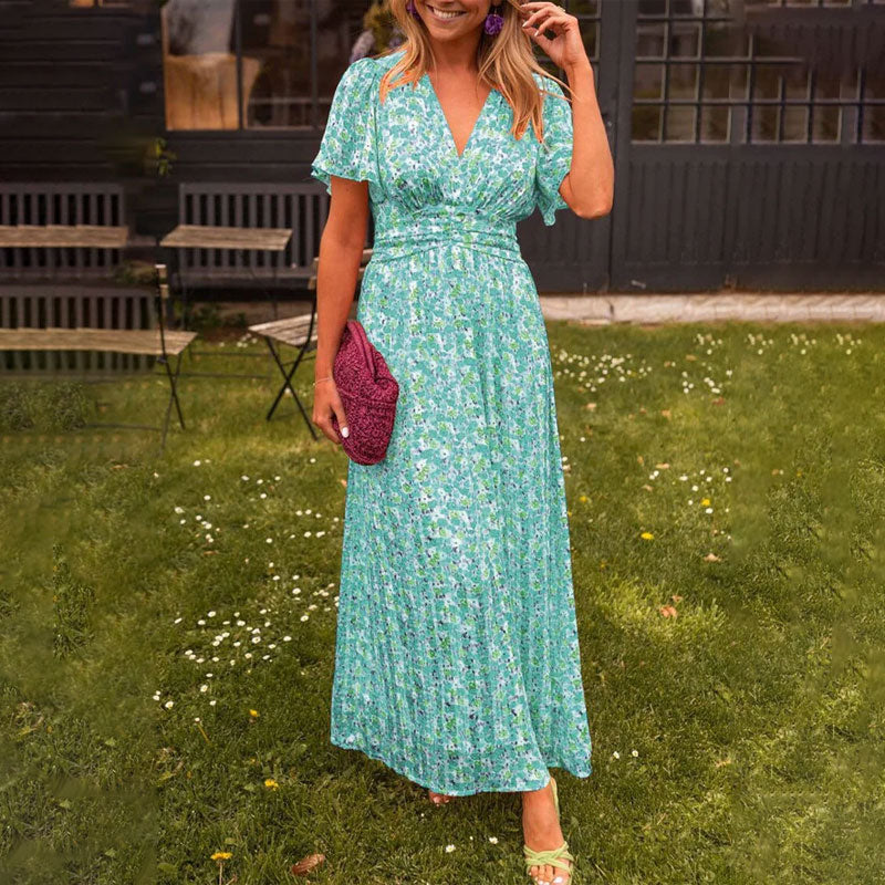 Laura | Classic V-Neck Dress