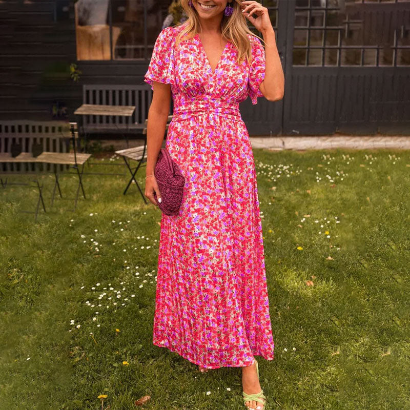Laura | Classic V-Neck Dress