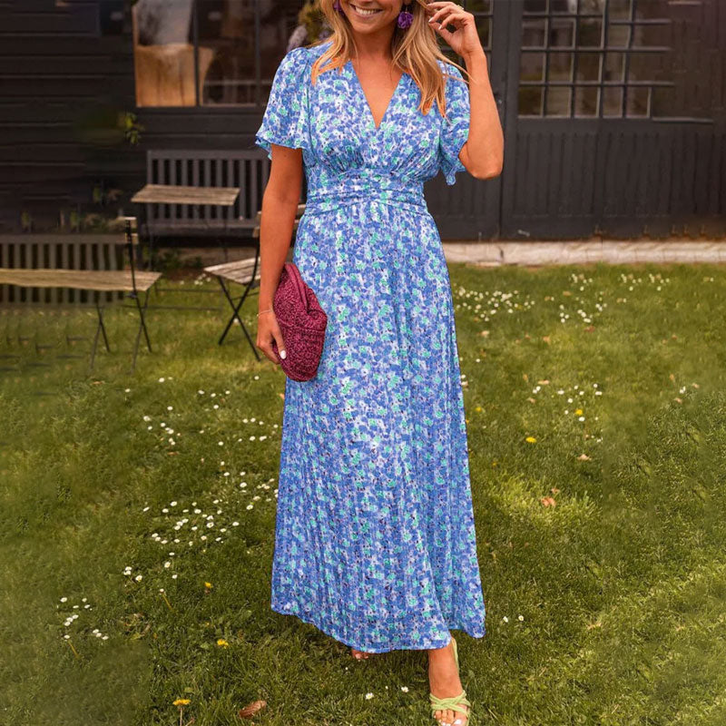 Laura | Classic V-Neck Dress