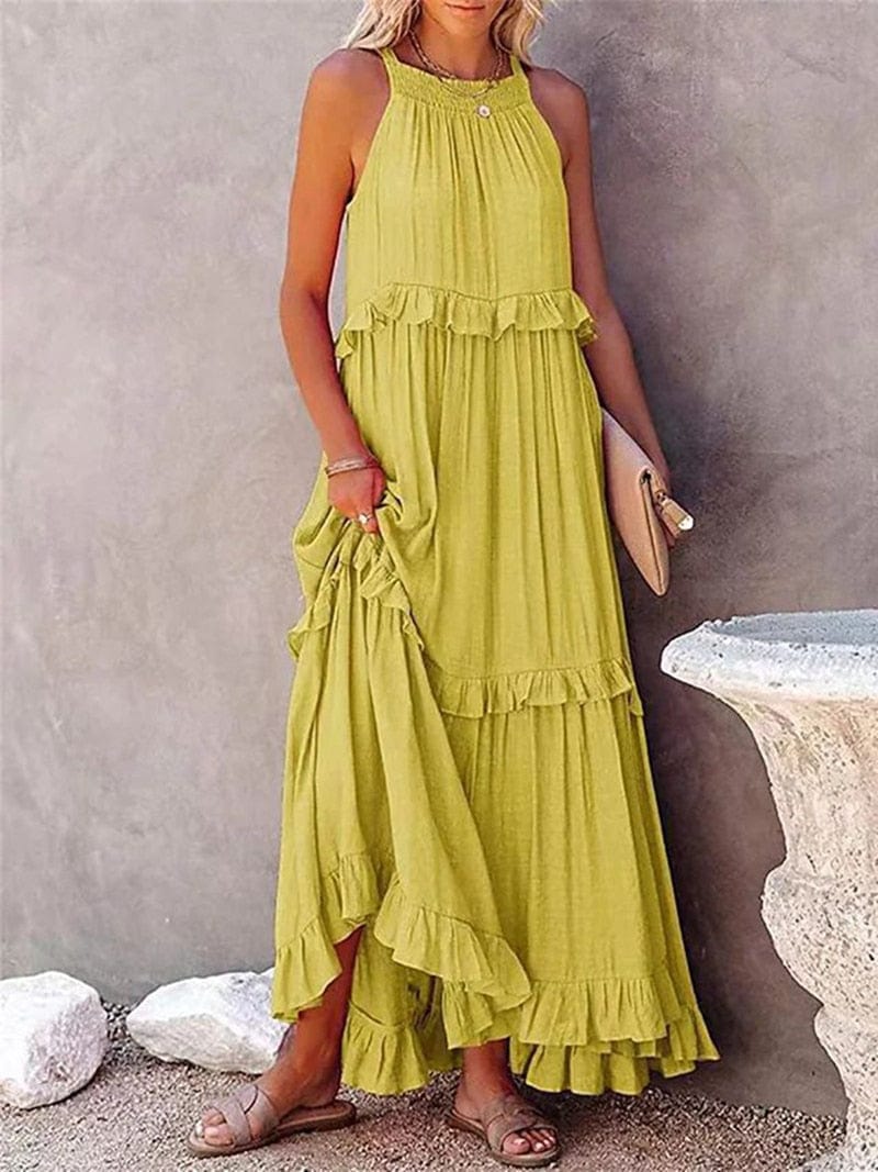 Emilia™ Festive Summer Loose Maxi Dress